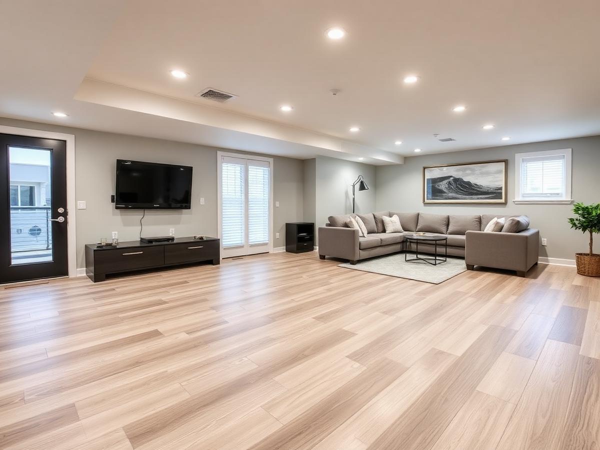 Full Basement Waterproof LVP